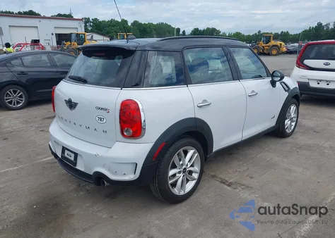 2014 Mini Countryman Cooper S z USA, uszkodzony, nr VIN WMWZC5C57EWP38396